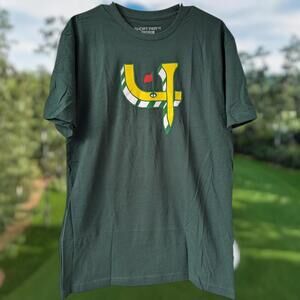 Short Par 4 Augusta National Masters Green Men's Large Graphic Golf T-Shirt